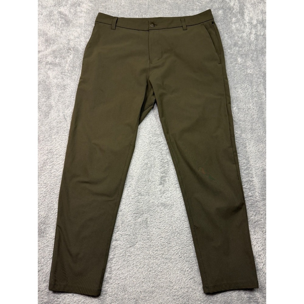 Lululemon Commission Pant Mens Size 33x28.5 Green Classic LM5AEWS Pants